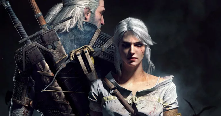 the witcher 3 wild hunt geralt and ciri art