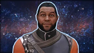 Un'astronave in viaggio in Starfield, il gioco che Bethesda ha fatto al posto di The Elder Scrolls 6
