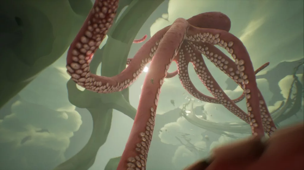 chasing the unseen giant flying octopus