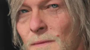 Una scena di Death Stranding 2, il gioco di Kojima Productions pubblicato da Sony prima della rottura su Physint