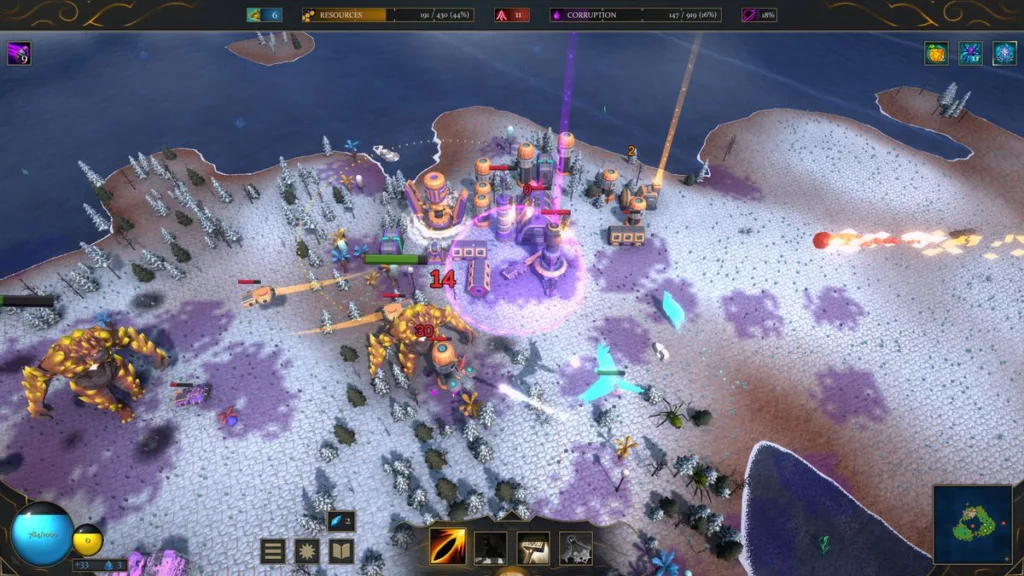 Diventa un dio fantasy che distrugge un esercito di robot in Gods Against Machines 26 Be a fantasy god smashing an army of terraforming robots in Gods Against Machines