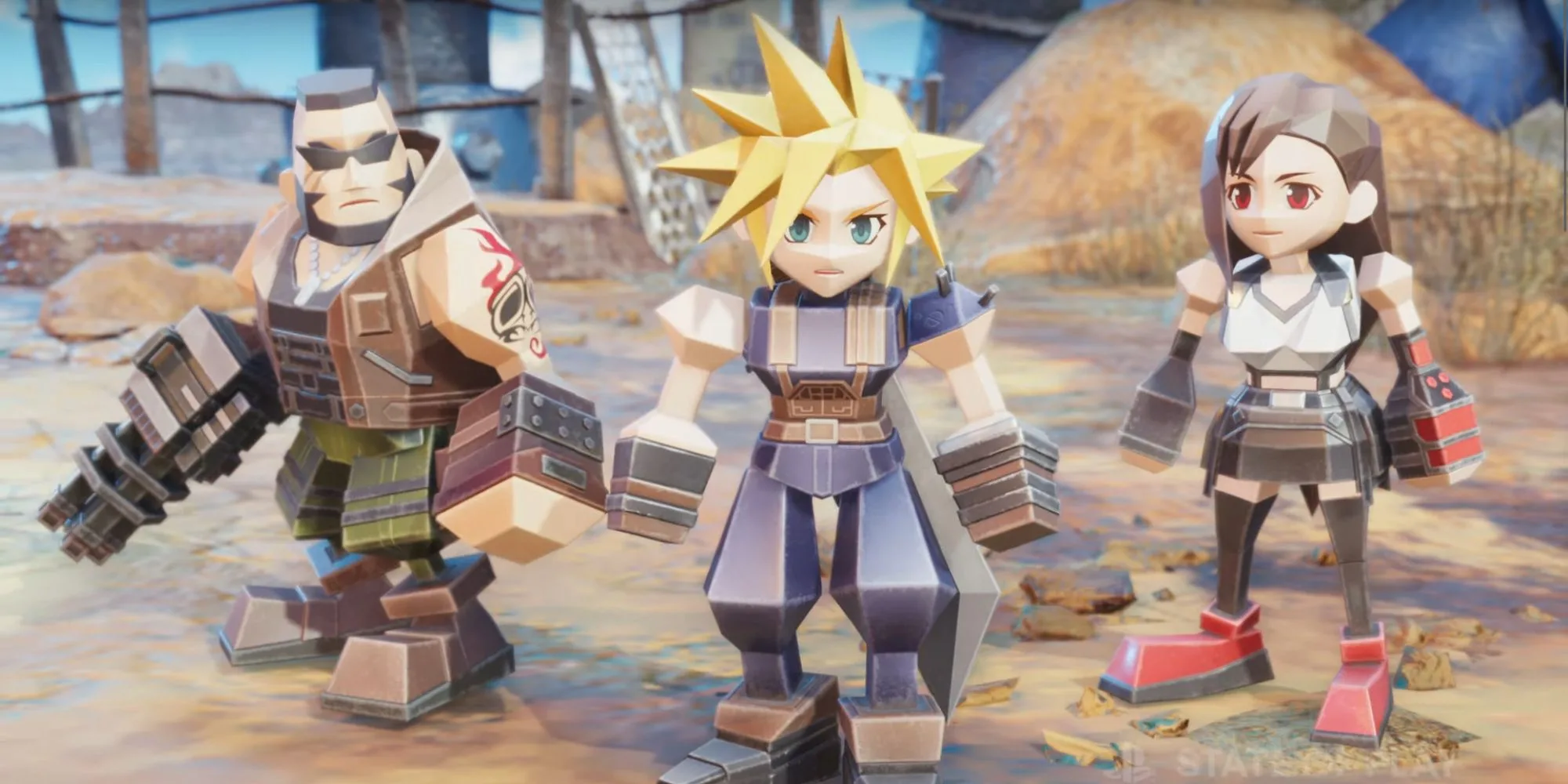 Final Fantasy 7 Rebirth Includes PS1 Skins For Cloud, Tifa, And Barret