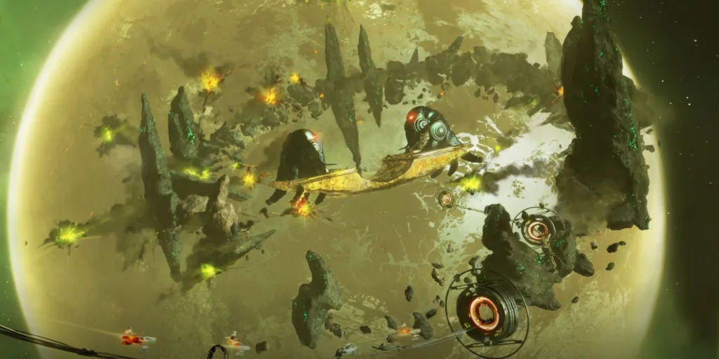 Anteprima di Hell Galaxy: astronavi spettrali e mezze scassate 1 Hell Galaxy Preview - Spooky, Scrappy Spaceships