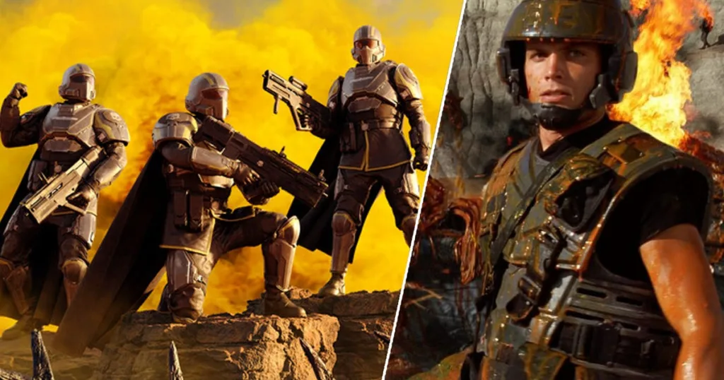 helldivers 2 starship troopers