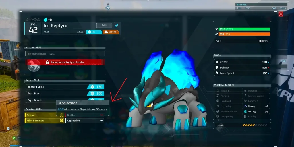 palworld passive skills