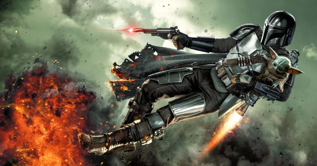 the mandalorian key art