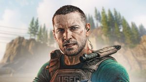 Un operatore di Escape from Tarkov in equipaggiamento tattico