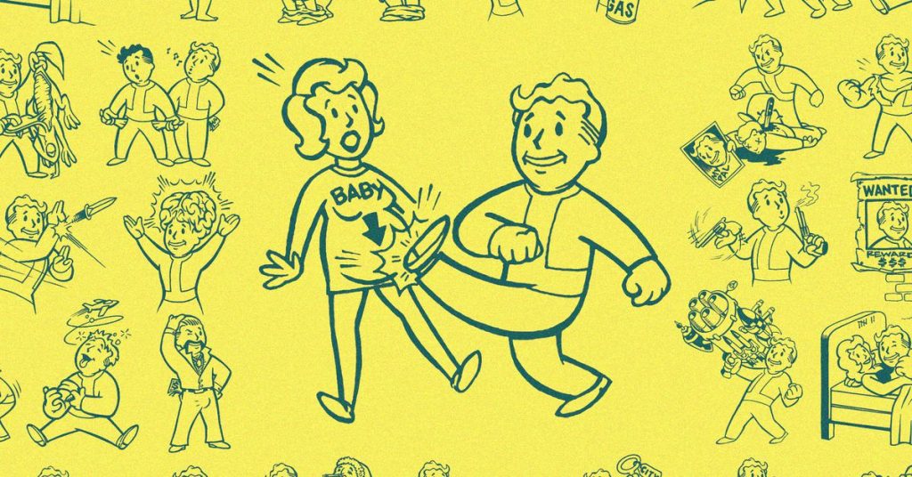 Il disegno maledetto del Vault Boy Child Killer di Fallout perseguita i suoi creatori 1 vault boy reputations