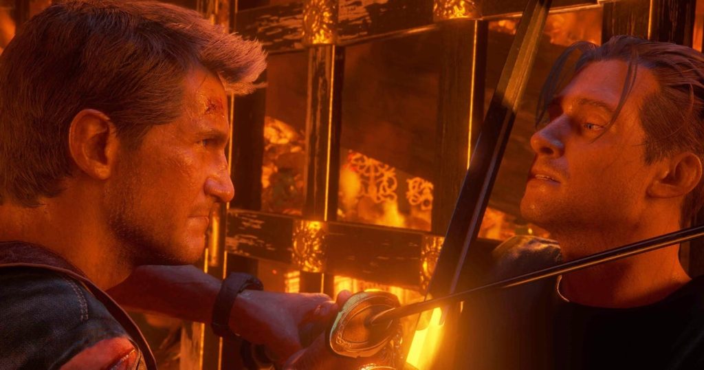 Nathan Drake fights in Uncharted 4