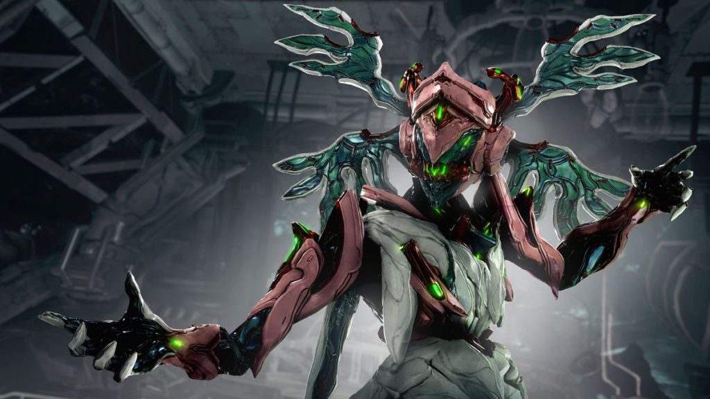 La gravidanza nei Warframe e gli spoiler sull'ultima espansione Jade Shadows 3 The latest warframe, Jade, wearing optional Choir cosmetics.