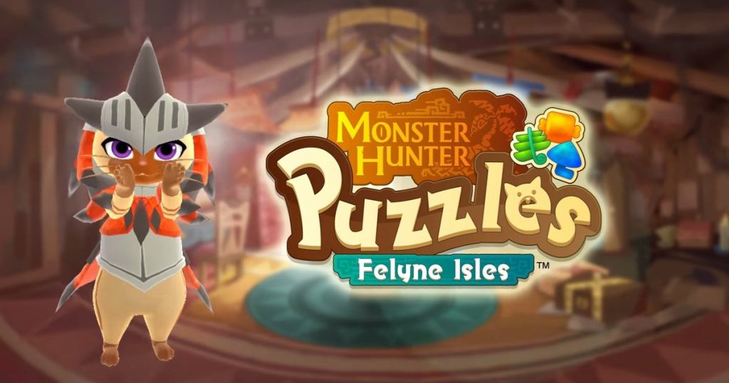 monster hunter puzzles felyne isles trailer grab 1