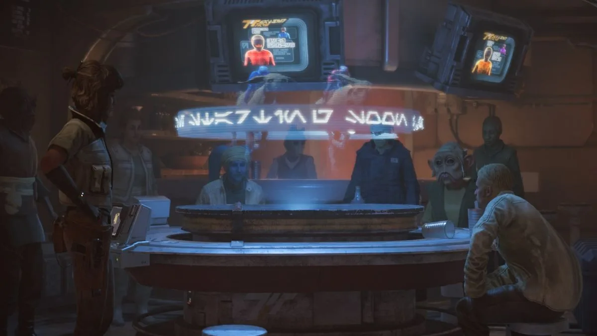 Star Wars Outlaws Fathier racing table