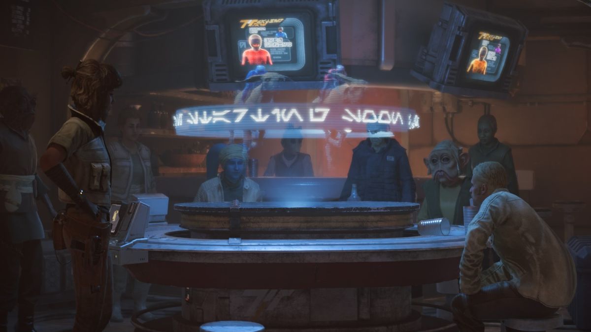 Star Wars Outlaws Fathier racing table