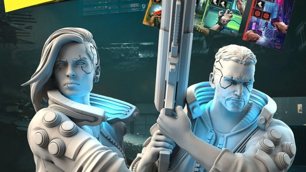 Una nuova campagna di crowdfunding per il gioco da tavolo di Cyberpunk 2077 ha raggiunto il suo obiettivo in 10 minuti e ora ha superato abbondantemente il milione di dollari 1 Two unpainted plastic edgerunners
