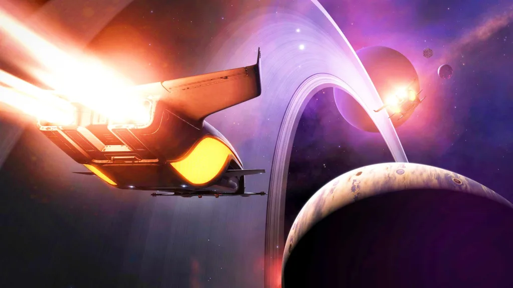 Enorme aggiornamento di Elite Dangerous trasforma l'MMO spaziale seguendo sul feedback dei giocatori 12 elite dangerous powerplay update mandalay ship frontier space game mmo 1024x576 jpg