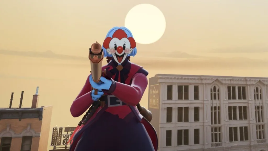 L'ultimo aggiornamento di Deadlock apporta un mucchio di modifiche agli eroi 2 Vindicta wearing a clown mask