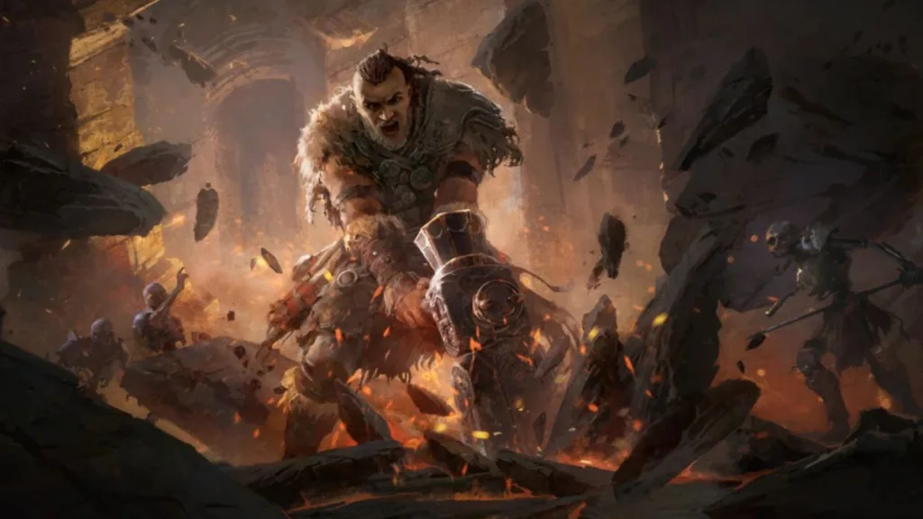 Questa build di Path of Exile 2 evita semplicemente il pericolo mantenendo i nemici vicini permanentemente bloccati 11 Key art for the titan ascendancy in path of exile 2