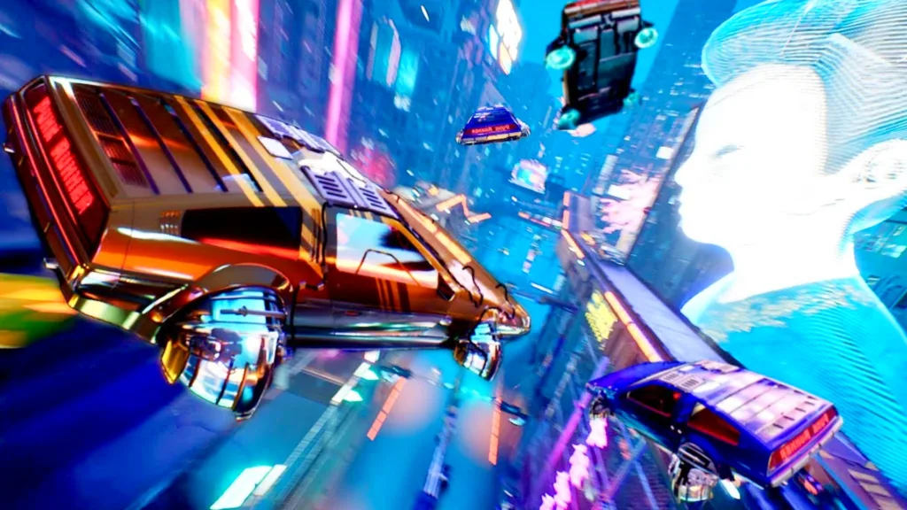 Punk Runner, ispirato a Need for Speed, è un gioco di corse cyberpunk con auto volanti 6 punk runner cyberpunk racing game need for speed 1024x576 jpg