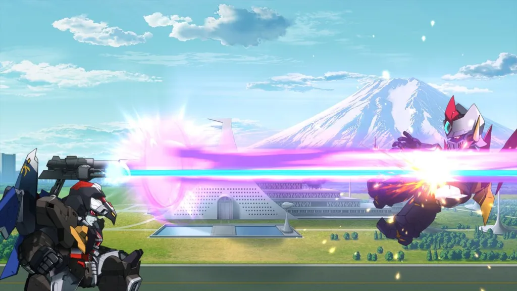 Questo picchiaduro è per i malati di mecha anime classici di Marvel Vs Capcom 4 Dancouga blasting the heck out of Mazinger Z in crossover mecha fighter Iron Saga VS