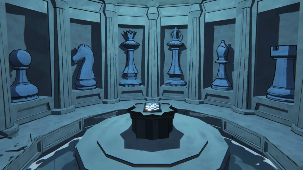 Blue Prince chess puzzle solution