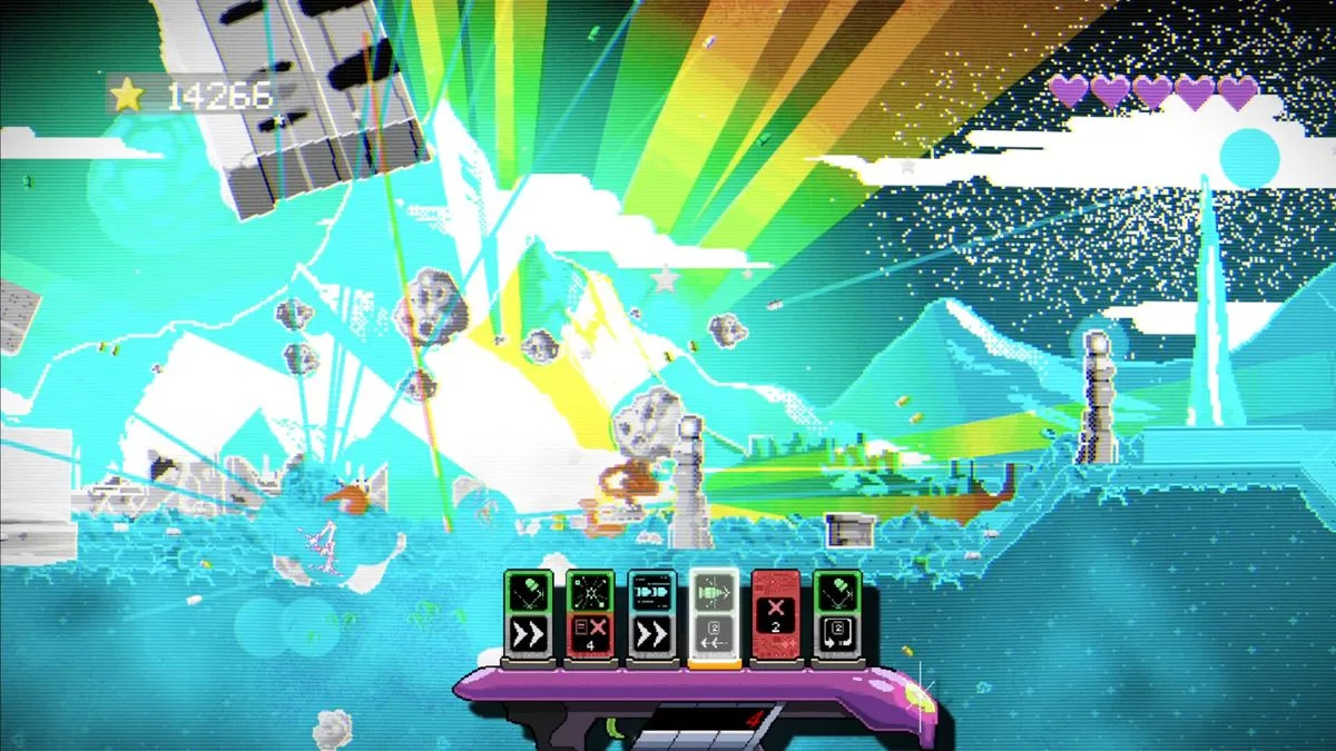 Huge explosions going off in Disaster Blaster.