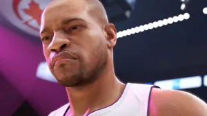 Un'immagine di NBA 2K25, capitolo della serie di basket di 2K al centro della causa sulla valuta virtuale