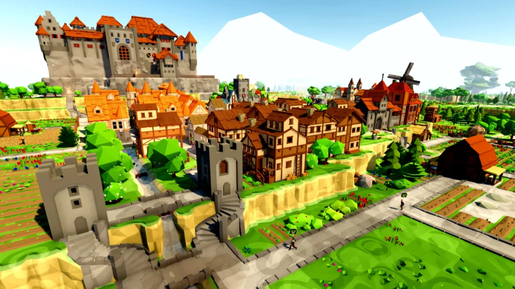 Halfway between Manor Lords and Minecraft, gorgeous Steam city builder hits 1.0