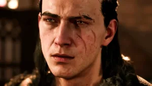 Coen, il protagonista di The Blood of Dawnwalker, nel mondo aperto del gioco di Rebel Wolves