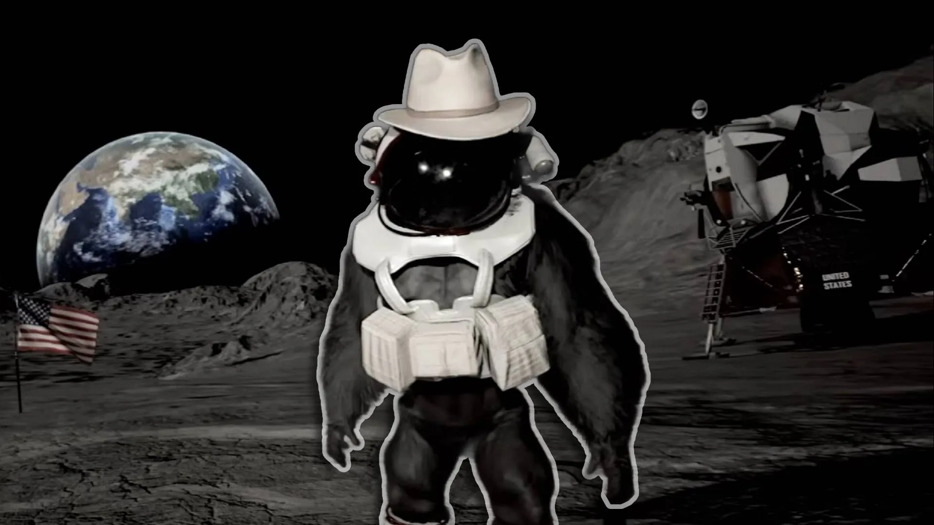 Move over Donkey Kong, this month's best gorilla game lets you fight on the moon