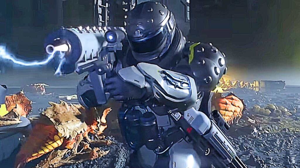 Il nuovo aggiornamento di Helldivers 2 vi permette di impalare i nemici con le bandiere