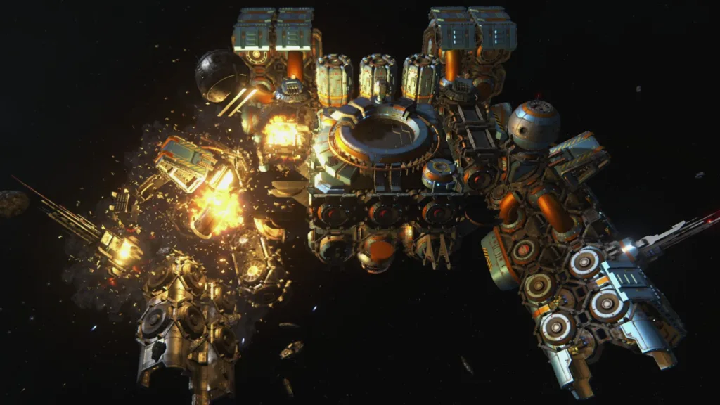 Inspired by Homeworld, Era One blends base building with real-time space battles