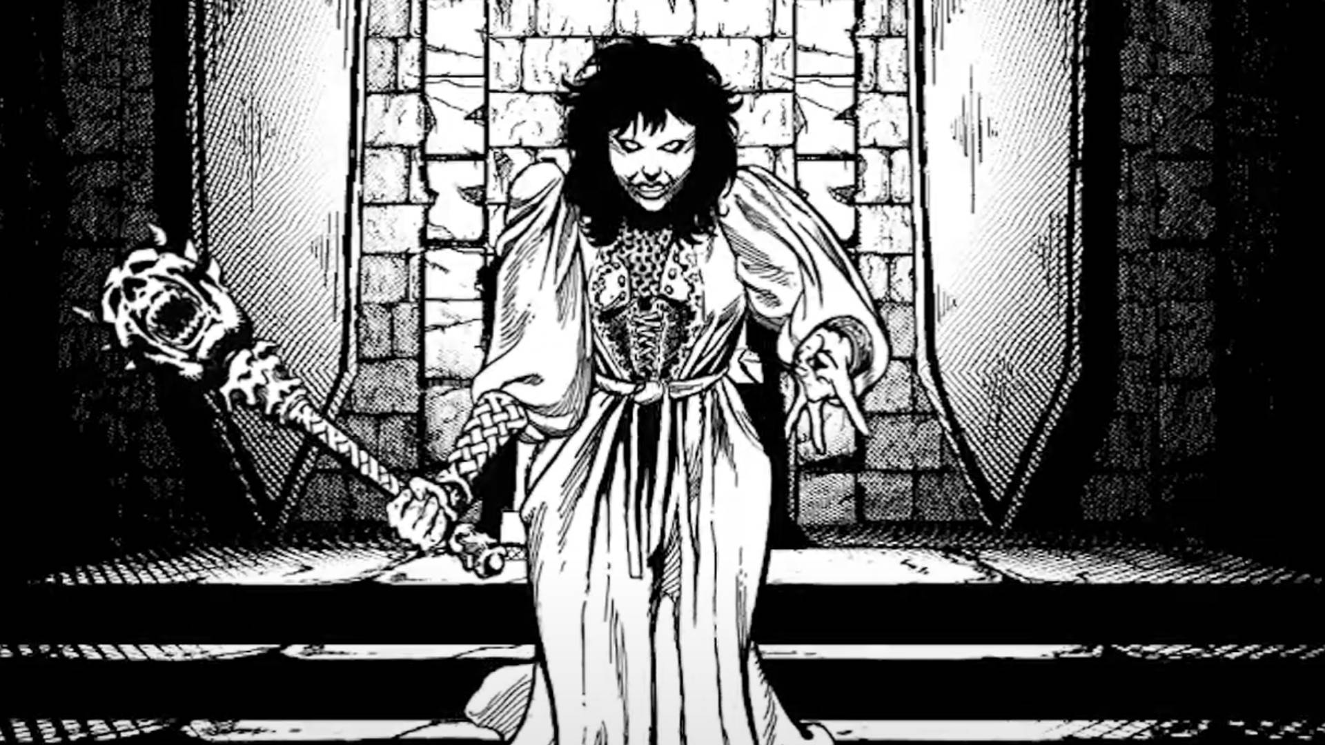 Inspired by classic DnD, The Secret of Weepstone is a beautiful monochrome ARPG