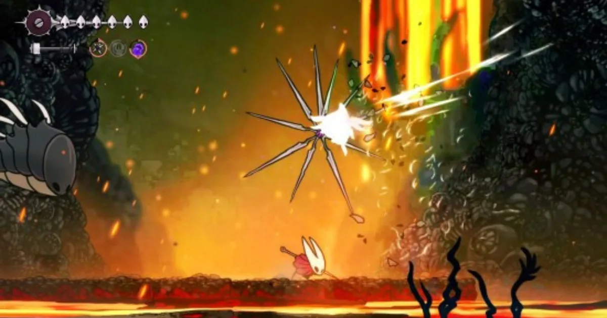 Come sconfiggere la Belva Alata Feroce in Hollow Knight Silksong 7 8