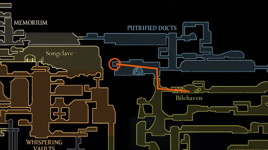 Ubicazione della Chiave dell'Apostata in Hollow Knight Silksong 2 hollow knight silksong key of apostate location 1 550x309 1