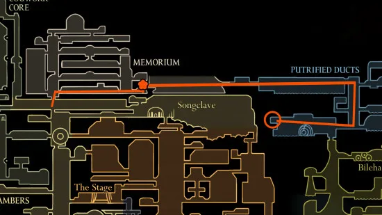 Ubicazione della Chiave dell'Apostata in Hollow Knight Silksong 3 hollow knight silksong key of apostate location 3 550x309 1