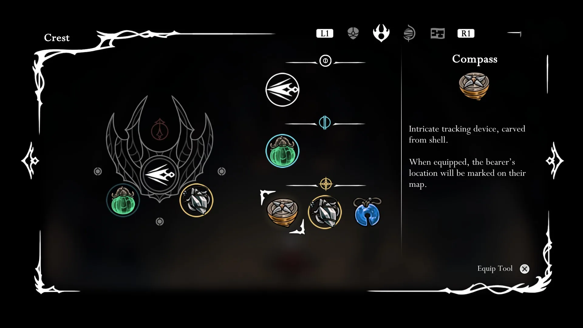 hollow knight silksong mods crest compass