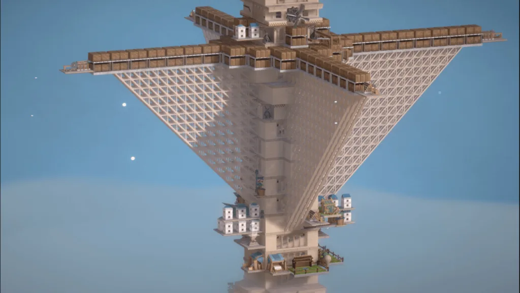 New vertical city builder Stario lets you construct a tower up to the heavens
