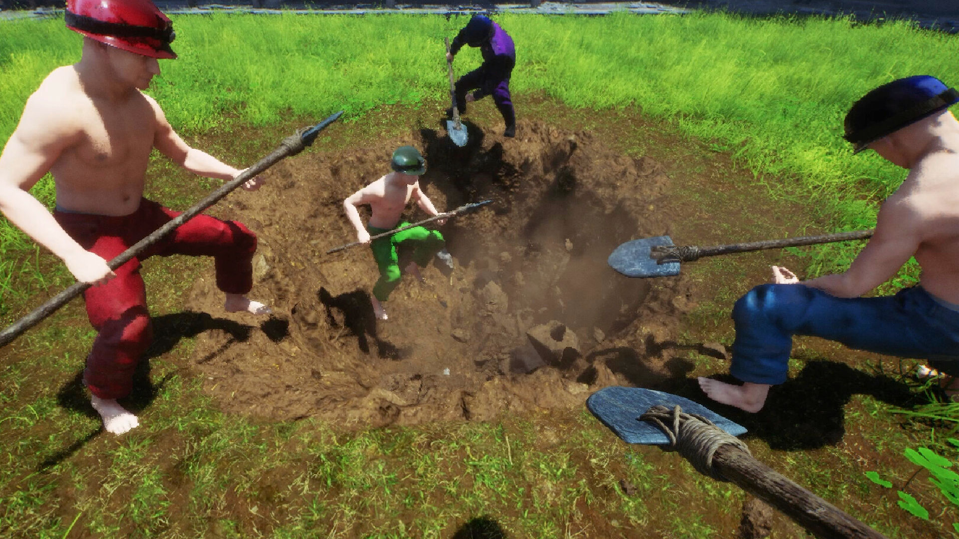 A Game About Digging a Hole has a hot new co-op rival, because of course it does