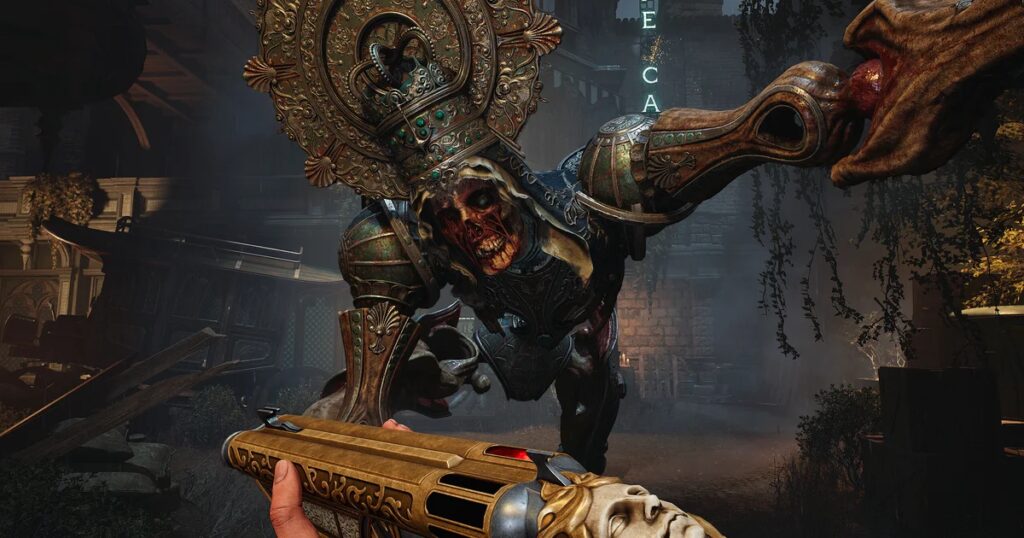 Crisol è uno sparatutto horror barocco spagnolo, caratterizzato da proiettili insanguinati, che a tratti risulta eccessivamente rigido e poco fluido 14 1 hlyhs3C