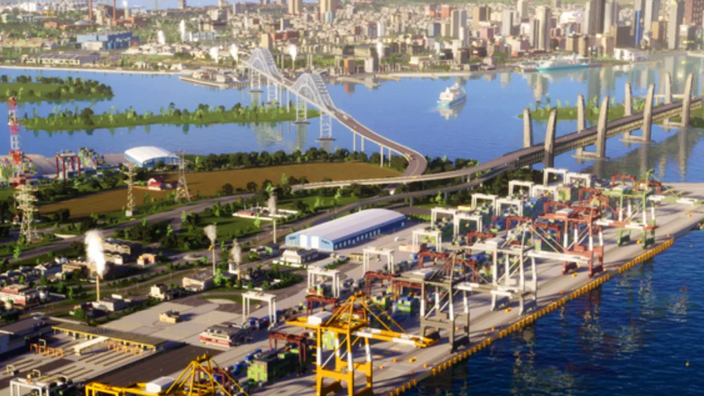 After two delays, Cities Skylines 2 DLC Bridges and Ports is almost ready to go