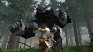 Dungeons and Kingdoms is medieval Valheim with soulslike dungeons, and it's finally got a release date