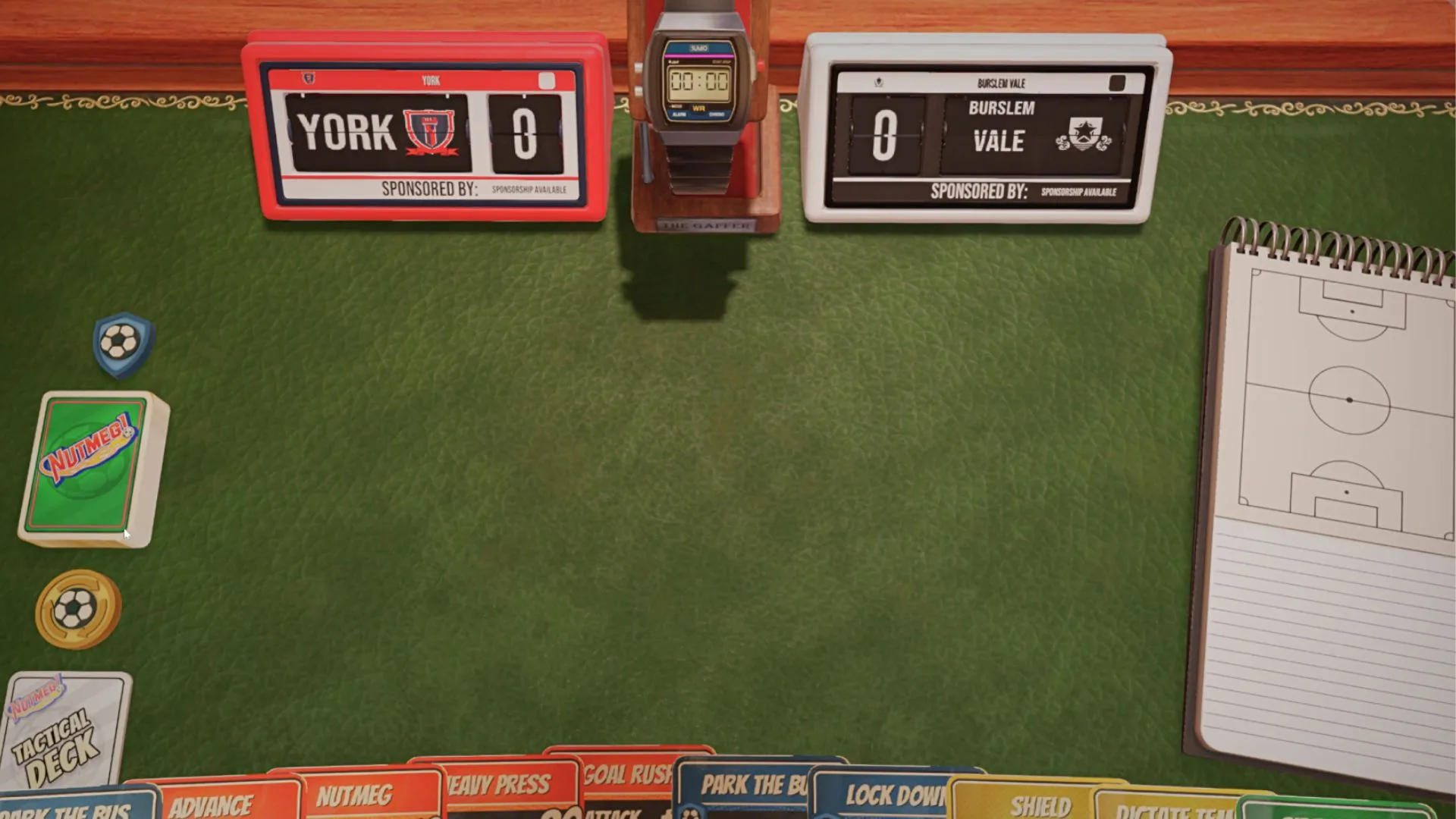 Nutmeg is a new soccer deckbuilder that's a blast from my past in all the best ways