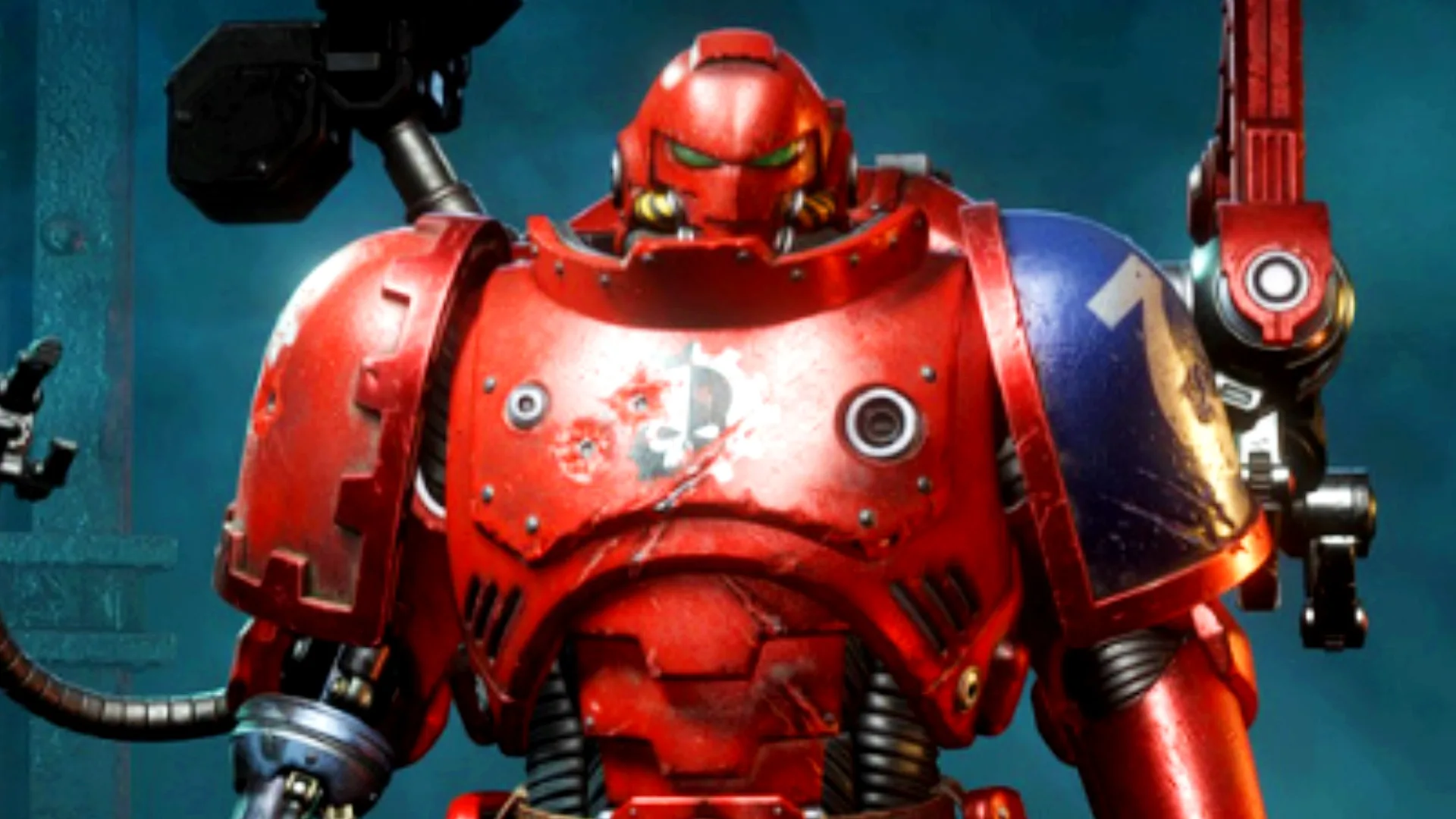 Warhammer 40k Space Marine 2's new Techmarine class can turn the environment to their advantage