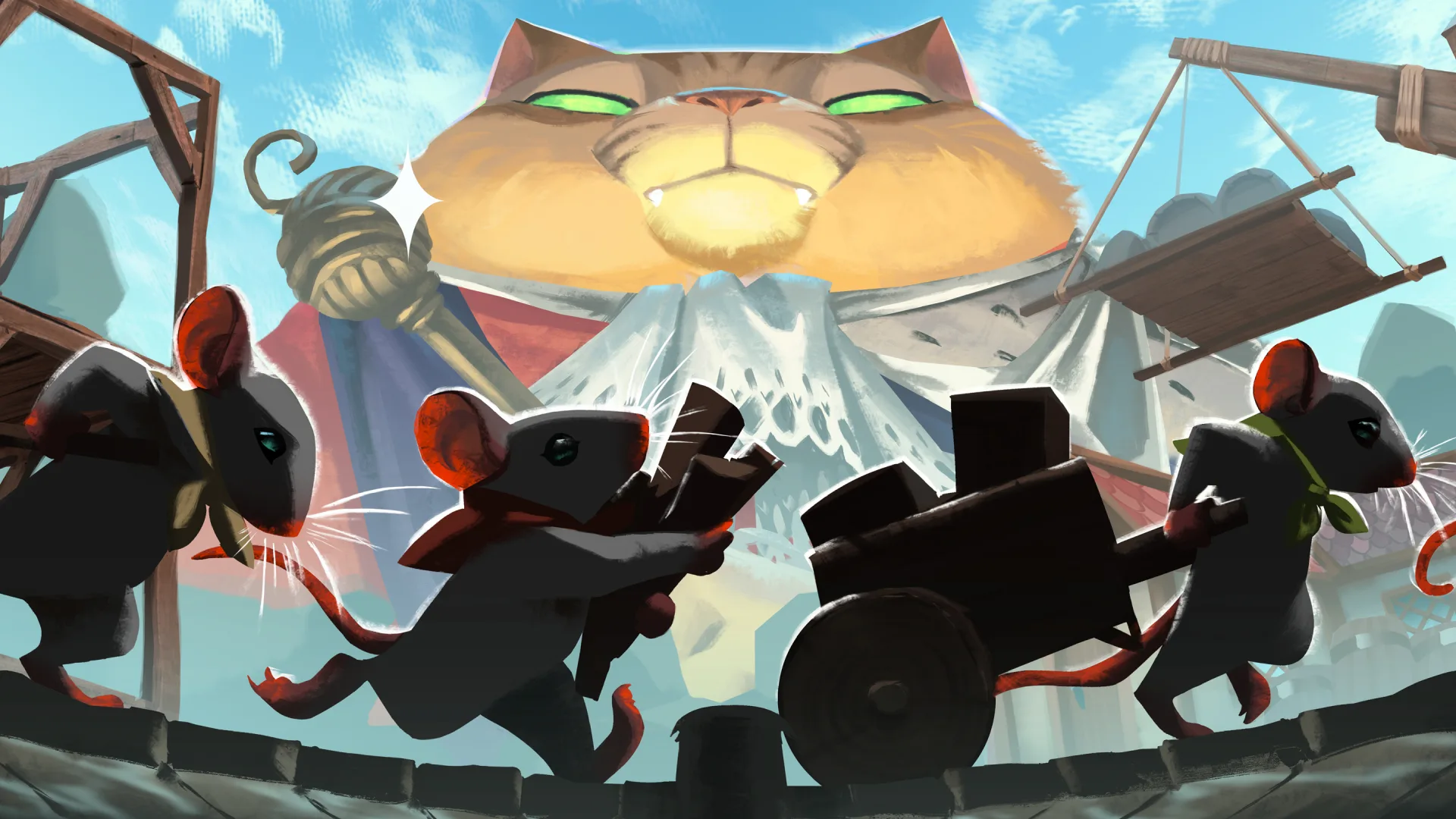 New strategy game Whiskerwood is Rimworld but with cute mice, and I'm finally able to play it endlessly
