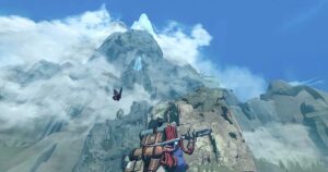 Time to climb a weird mountain in Cairn, the windy backpacking odyssey from the creators of Haven and Furi