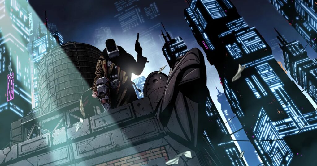 VHS-veiled Huntdown: Overtime, a retro gangland roguelite run and gunner, arrives in early access this year