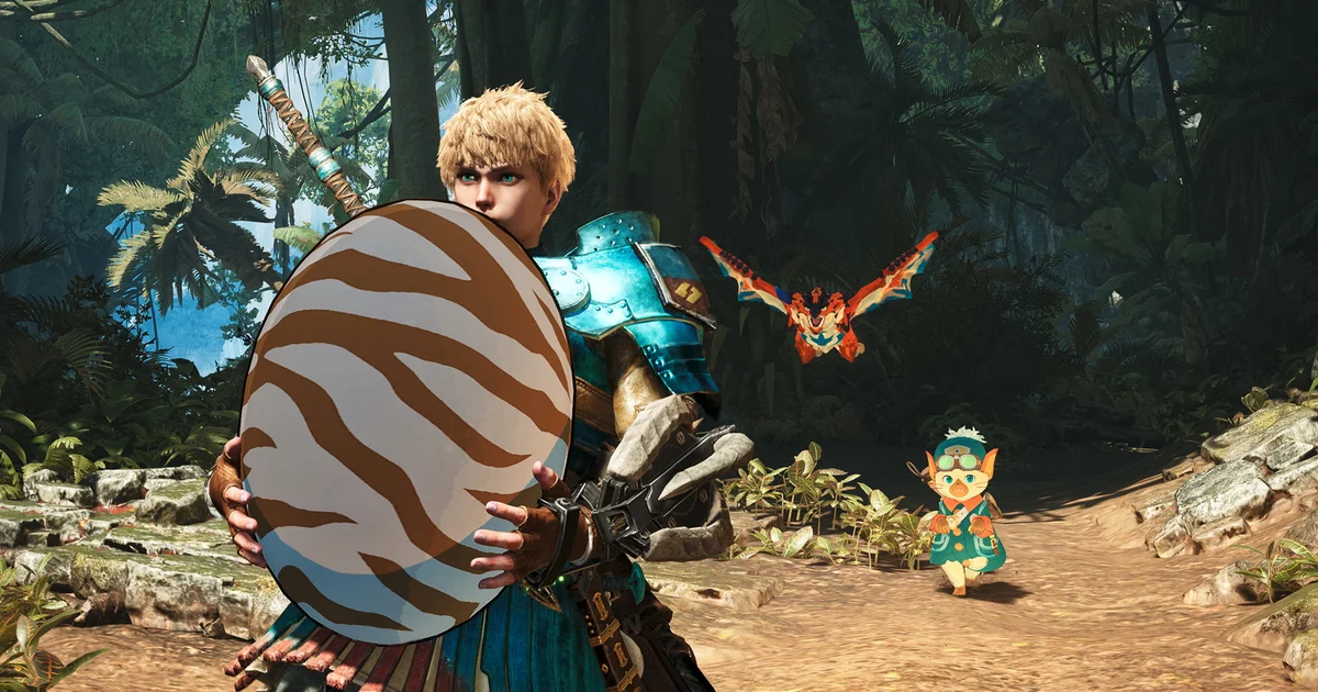 For its first anniversary, Monster Hunter Wilds gets a collab with its kid friendly cousin, and the promise of some DLC