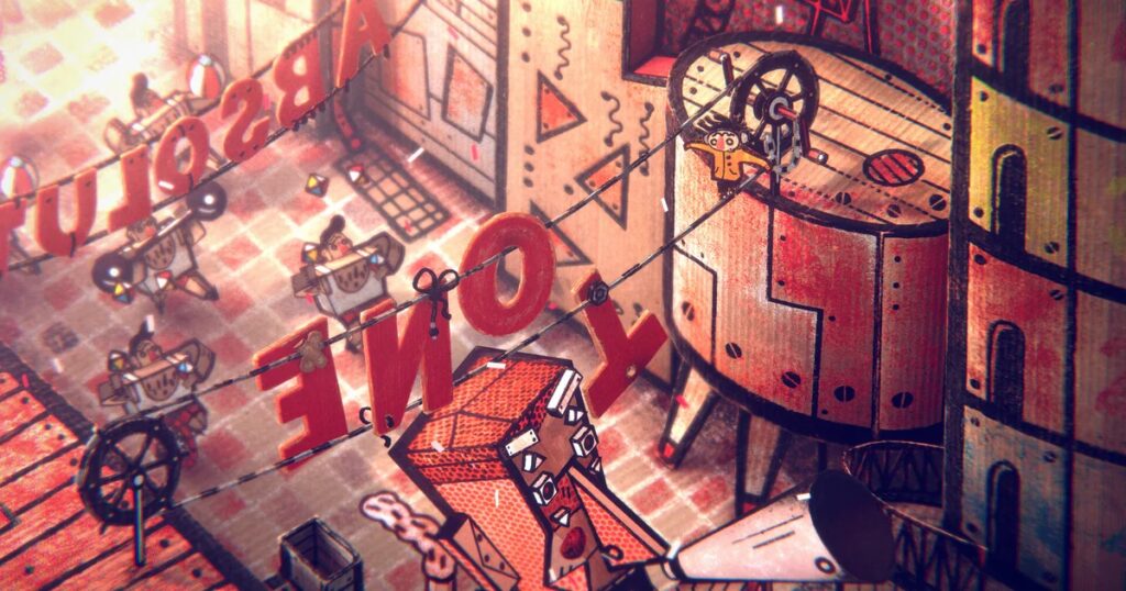 Come shout down dystopia in the demo for Amanita's fancy cardboard mind control puzzler Phonopolis