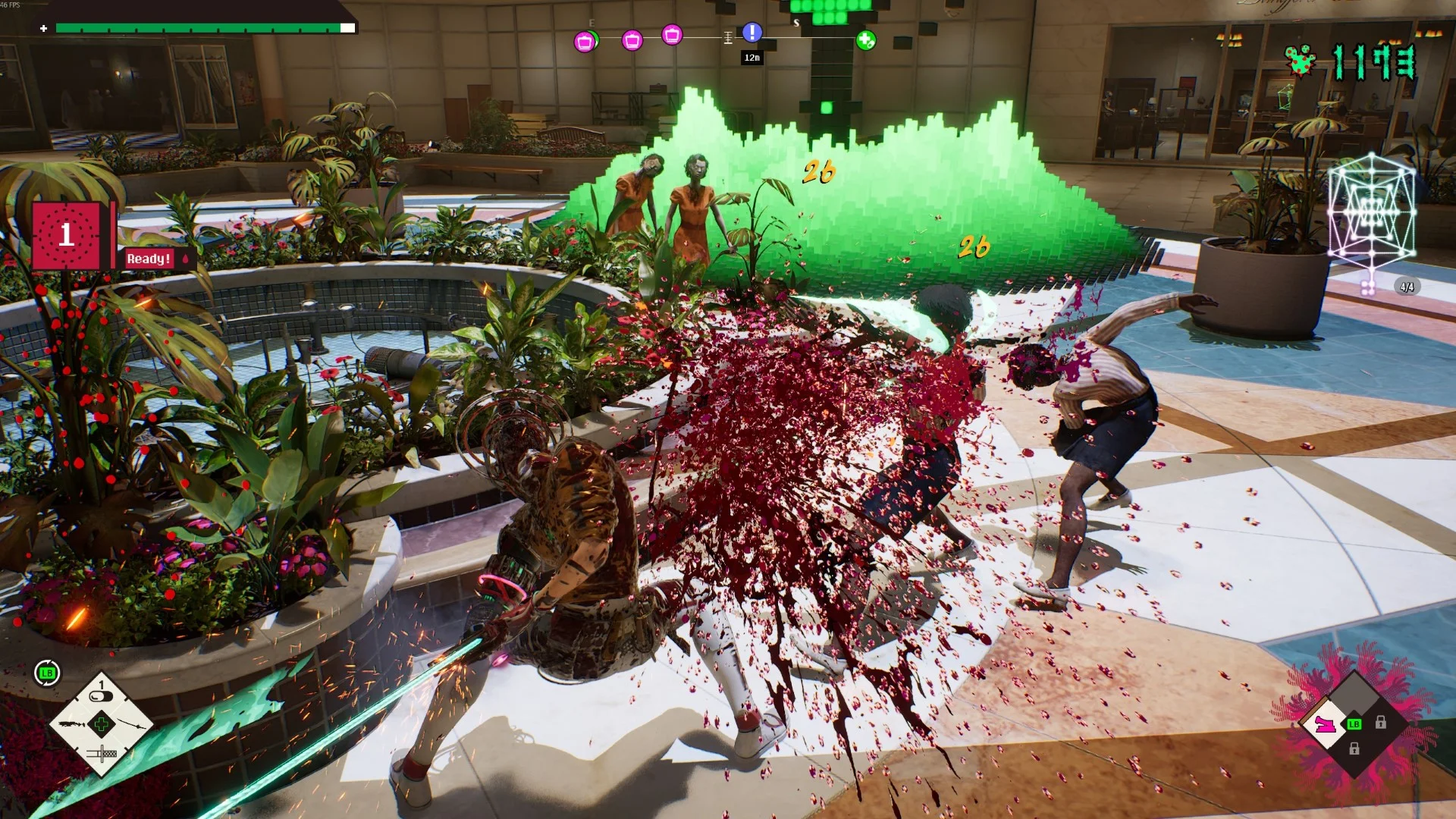 Romeo battles rotter zombies in Romeo is a Dead Man.