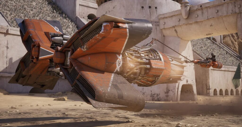 Star Wars: Galactic Racer, ecco perché le corse su pista battono il mondo aperto 5 It's "hard to push innovation" in racing games compared to other genres, reckons Star Wars: Galactic Racer creative director